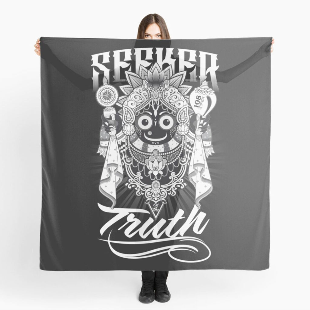 Jase34 - Urban Monks - Seeker Of The Truth Textile Wallhanger