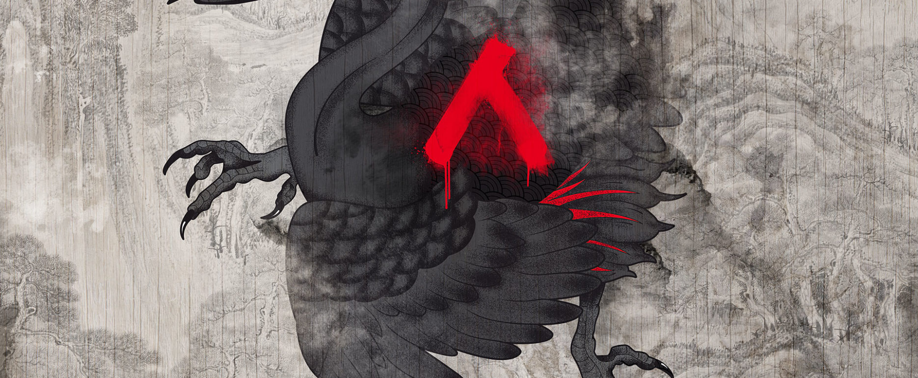 Jase34 - Black Crane Artwork