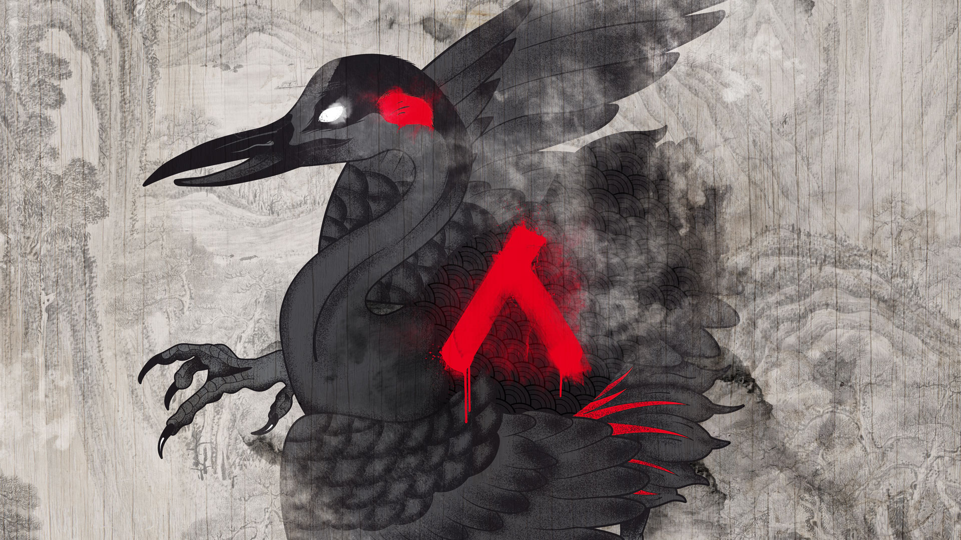 Jase34 - Black Crane Title